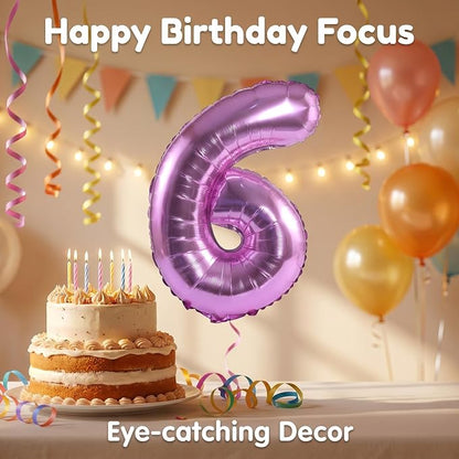 YPSelected 32 Inch Large Foil Helium Number Balloon Birthday Wedding Party 0-9 - Image 3