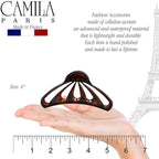 Camila Paris NV109 French Large Hair Clips for Women Thick Hair for Long Wavy Curly Hair, Girls Hair Claw Clips, Styling Big Hair Clip for Thick Hair, Strong Hold No Slip Grip Claw Clip Made in France
