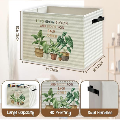 Inspirational Boho Classroom Foldable Storage Bins Box - Image 5