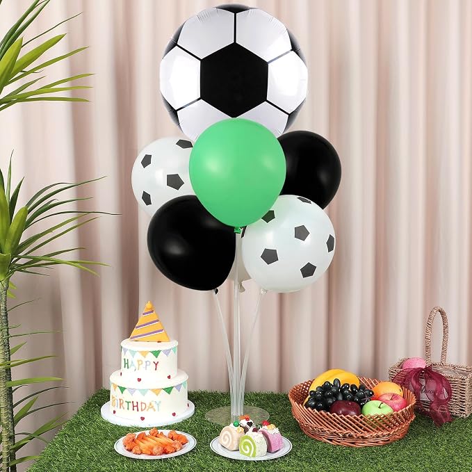 4 Sets Soccer Party Balloons Stand Kit - Image 4