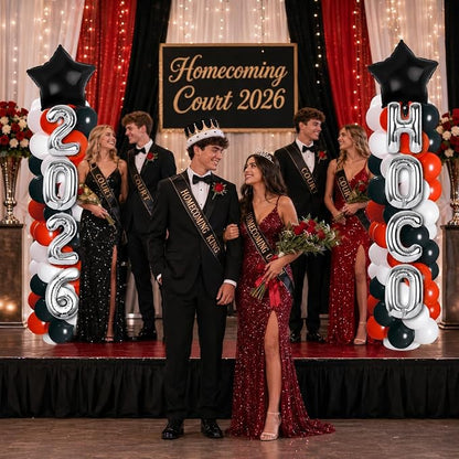 2 Sets Homecoming 2026 Balloon Column Stand Party Decorations Kits - Image 8
