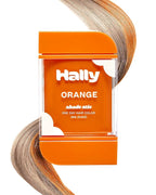 Hally Hair Temporary Hair Color, Shade Stix (Orange) - Hair Makeup Accessories for Kids, Teens & Adults - 12 ml Washable Hair Chalk & Dye for Festivals, Sporting Events & Parties