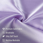 Tyfitb Satin Pillowcase Set for Hair & Skin Care – Cooling, Hypoallergenic, Anti-Frizz, Wrinkle-Free – Soft, Luxurious Pillowcases with Envelope Closure – 2-Pack, King Size 20x36, Gift-Ready