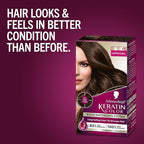 Schwarzkopf Keratin Permanent Hair Dye Cream, 4.0 Cappuccino, Professional Quality Color for Up to 100% Gray Coverage, Bond Enforcing System