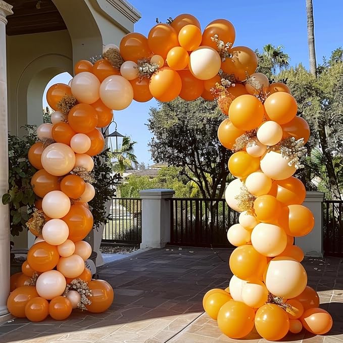 110pcs Orange Balloons 12 Inch Latex Balloon Arch Kit - Image 4