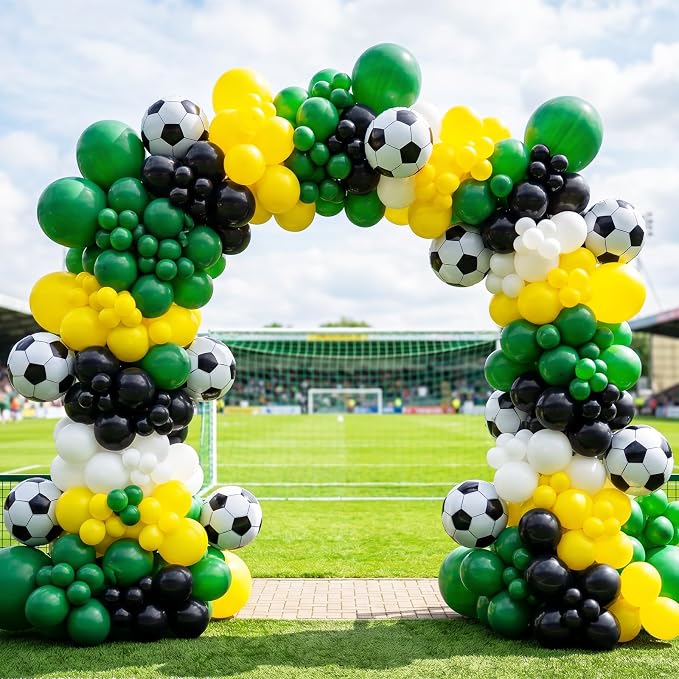 RUBFAC Green Balloons 120pcs 12 Inch, 2026 International Football Game Decor - Image 3