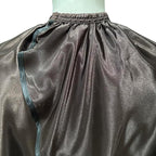 Salon Styling Capes for Clients, Hair Dye Cutting Capes with Elastic Hooks, Waterproof Light Weight Satin Sheen Styling Cape Barber Gown for Stylist, 63”*56”(Brown)