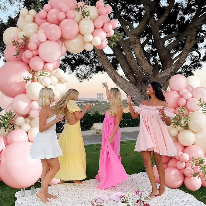 Pink Balloon Arch Kit for Baby Shower Bridal Shower Birthday Decorations | - Image 4