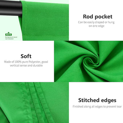 NEEWER 6x9 feet/1.8x2.8m Photo Studio 100% Pure Polyester Collapsible Backdrop - Image 6