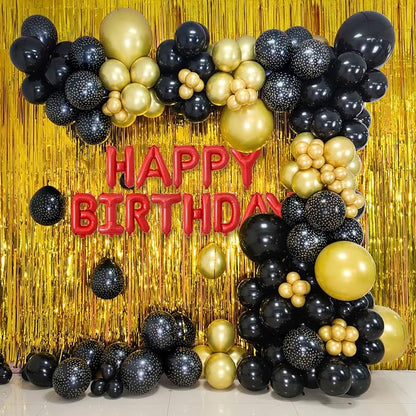 Metallic Gold Balloons 18 inch 12 Pack Chrome Golden Large Latex Balloon Round - Image 6