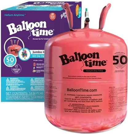 Helium Tank for Balloons At Home Disposable Helium Tank 14.9 cu.ft for Party by BLUERIBBON