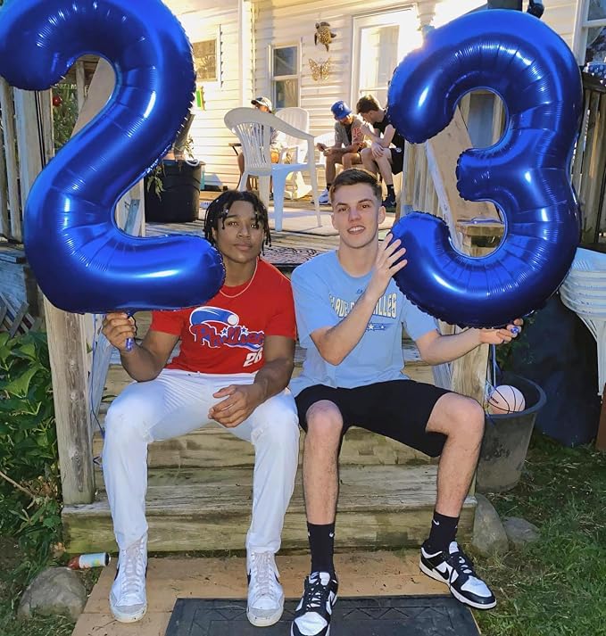 Navy Blue 20 Balloon - Image 8