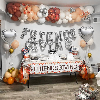 Jobkoo Friendsgiving Balloons Friends Giving Party Decorations 16 Inches Tall - Image 3