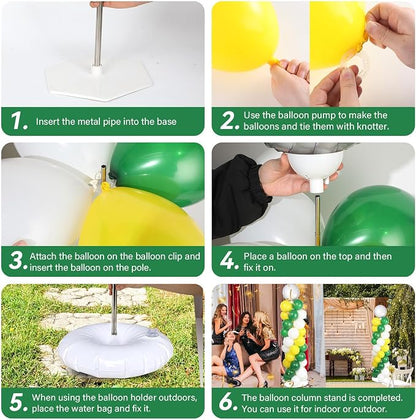 2 Sets Golf Balloon Column Stand Kit - Image 4