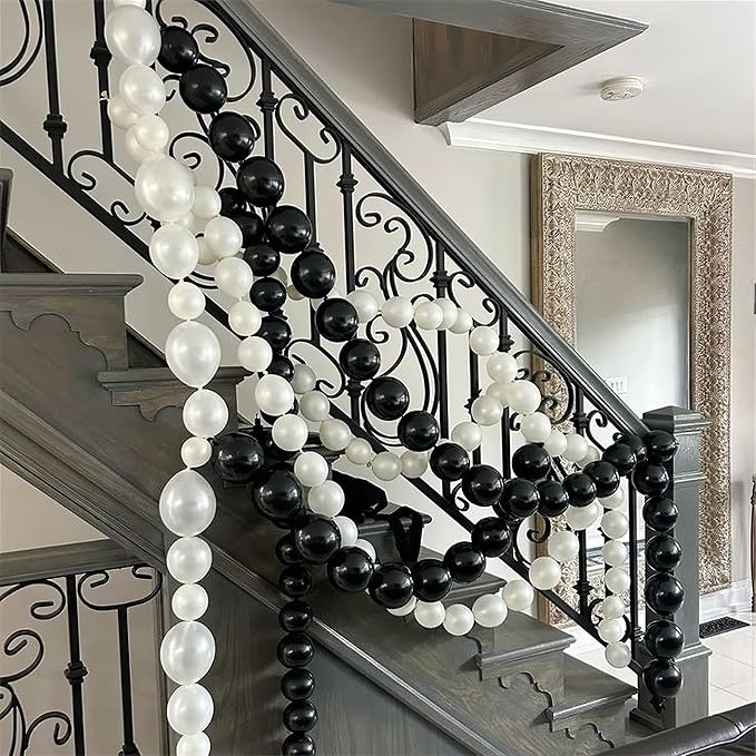 Black and White Quick Link Balloons - Image 8