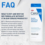 CeraVe Gentle Hydrating Shampoo, With Ceramides, Niacinamide & Hyaluronic Acid For Soft, Healthy Looking Hair & Scalp, Sulfate Free & Color Safe Shampoo, For All Hair Types, 12 Oz