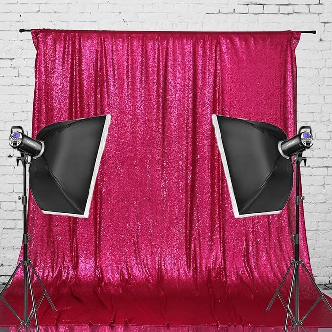 Poise3EHome 8FT x 10FT Sequin Photography Backdrop Curtain - Image 7