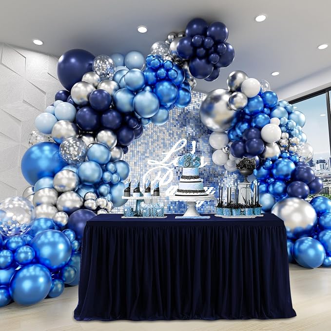FOTIOMRG 134pcs Blue Balloon Arch Kit - Image 7