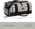 Vooray 22L Boost Duffle Bag – Small Gym Bag for Men and Women, Lightweight Travel Duffel with Shoe Compartment, Durable Sports Tote for Fitness, Training, Overnight Use, and Weekend Trips