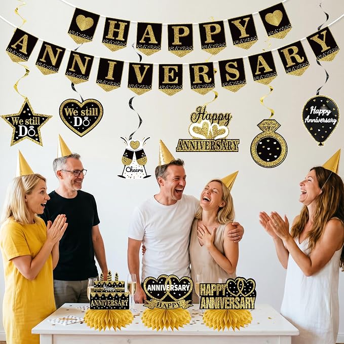 Kuxriox Happy Anniversary Decorations Kit - Image 4