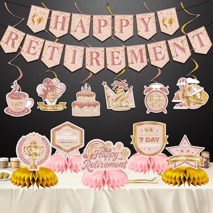 12Pcs Retirement Party Decorations - Image 7