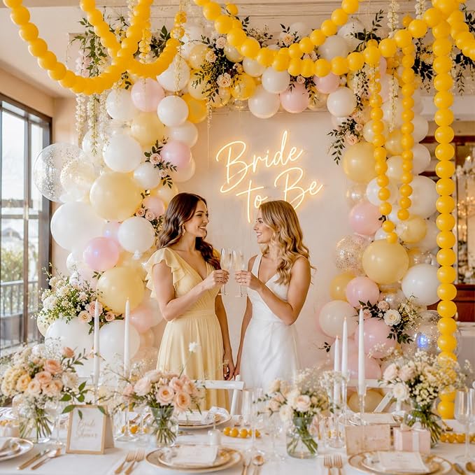 Mustard Yellow Linking Balloons, Fall Thanksgiving Harvest Sunflower Birthday - Image 5