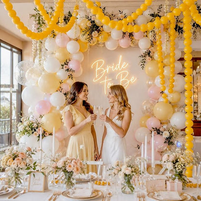 Mustard Yellow Linking Balloons, Fall Thanksgiving Harvest Sunflower Birthday - Image 5
