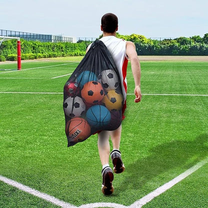 BROTOU Extra Large Sports Ball Bag Mesh, Basketball Bags Team Balls | - Image 6