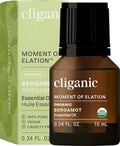 Cliganic Organic Bergamot Essential Oil, 100% Pure Natural for Aromatherapy | Non-GMO Verified (Packaging May Vary)