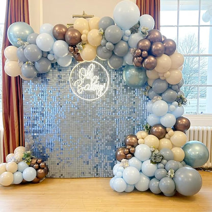 DBKL Dusty Baby Blue Balloon Arch Garland Kit, Different Sizes 18 12 10 5 inch - Image 6
