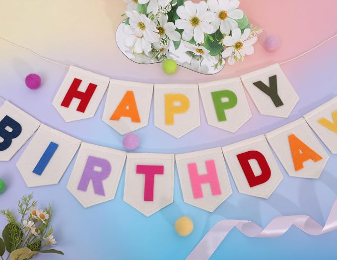 Colorful Happy Birthday Banner - Image 7
