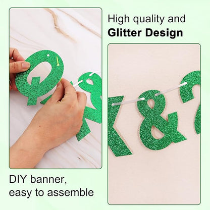 BEISHIDA Glitter Green 116 PCS A-Z DIY Letter Custom Banner Party Decor | 111 - Image 3
