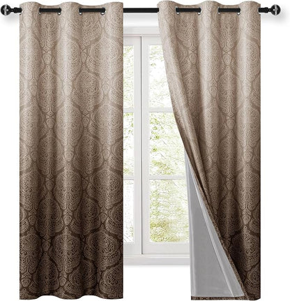 DWCN 100% Blackout Curtains for Bedroom 63 Inch Long - Image 9