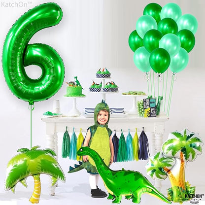 KatchOn Giant Dark Green Number 6 Balloon - Image 6