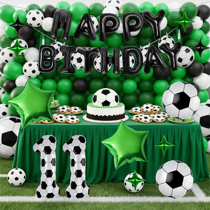 40 Inch Soccer Number 3 Balloon Set, Soccer Birthday Party Decorations | Sports - Image 6