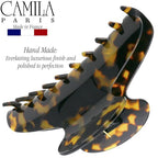 Camila Paris CP3030 French Hair Clip for Women Thick Hair for Long Curly Wavy Hair, Handmade Tokyo, Girls Hair Claw Clips, Durable Styling Big Claw Clip for Thick Hair, Strong Hold Grip Made in France