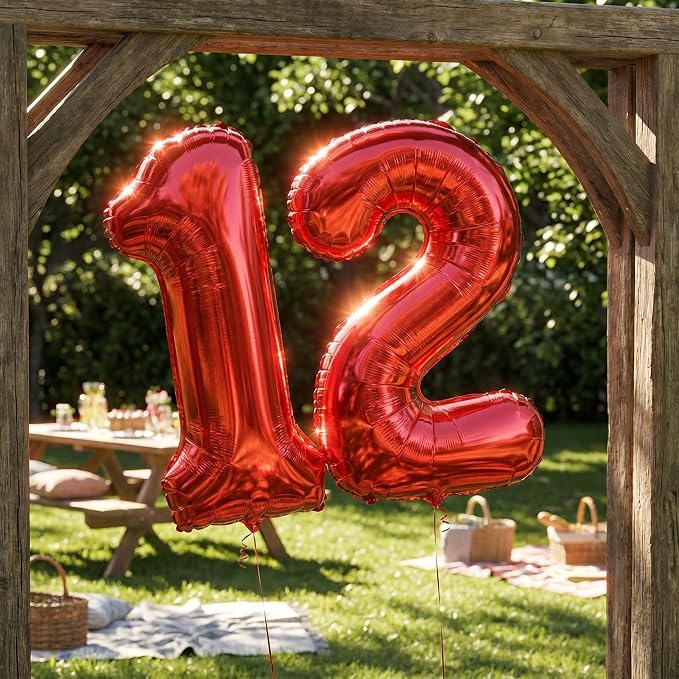 YPSelected 32 Inch Large Foil Helium Number Balloon Birthday Wedding Party 0-9 - Image 3