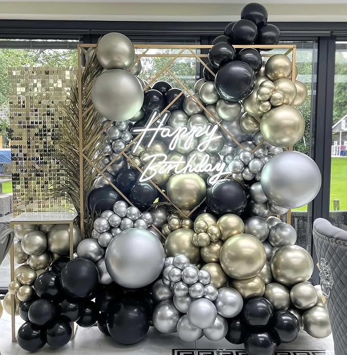 Metallic Silver Balloons, Birthday Decoration, Wedding Party, Baby Shower - Image 3