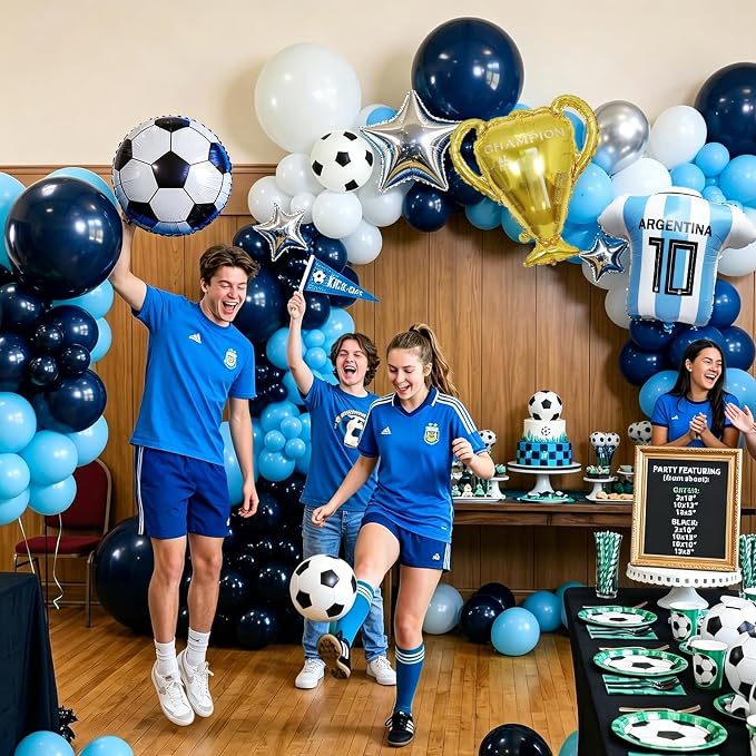 Soccer Balloon Garland Arch Kit - Image 4