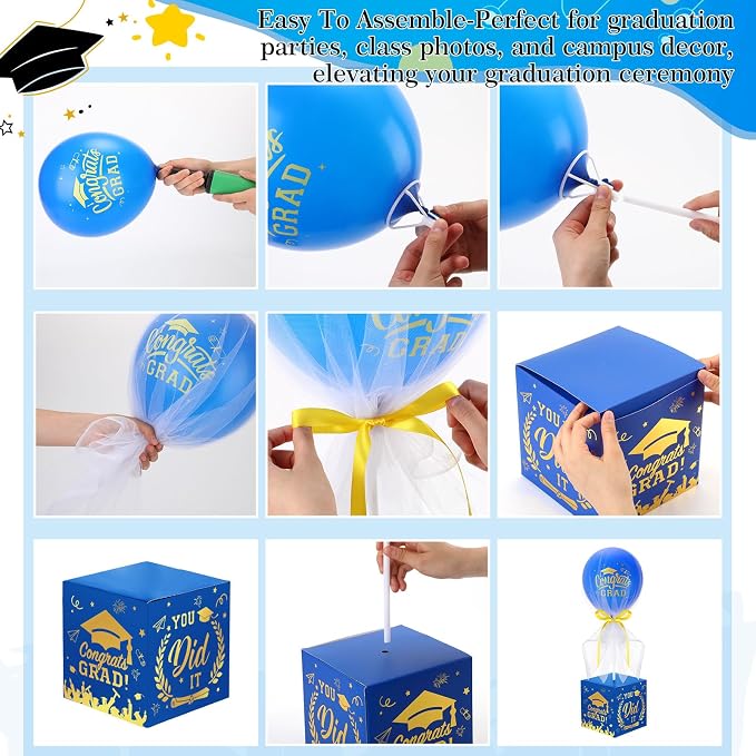Seenelling 4 Sets Graduation Centerpieces - Image 5