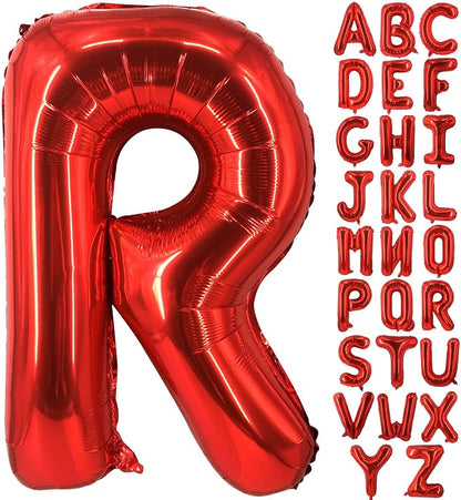 Lovoir 40 Inch Large Red Letter R Balloons Big Size Jumbo Mylar Foil Helium by Lovoir