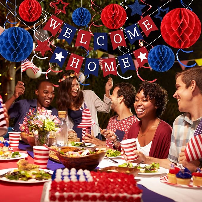 Arrowbash Welcome Home Decorations Welcome Home Banner - Image 5