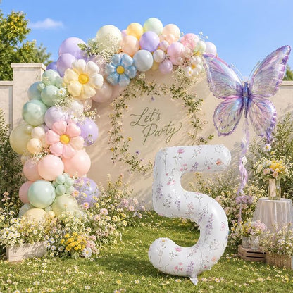 Flower 5 Balloons, Wildflower 5 Balloon Number - Image 6