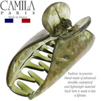 Camila Paris CP3424 French Hair Clip for Women Thick Hair for Long Curly Wavy Hair, Girls Hair Claw Clips Jaw, Durable Styling Big Claw Clip for Thick Hair, Strong Hold No Slip Grip, Made in France