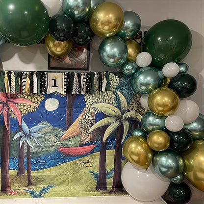 Balloons Green Gold White - Image 8