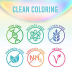Punky Semi Permanent Conditioning Hair Color, Vegan, PPD and Paraben Free, may last for 5-40 washes, 3.5oz, Turquoise