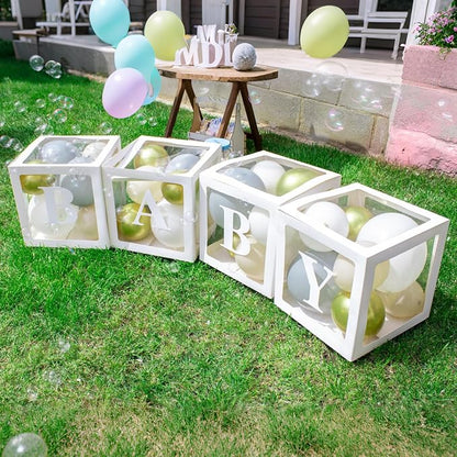 uxcell 5 Pcs Party Balloon Boxes, Transparent Balloon Boxes - Image 7