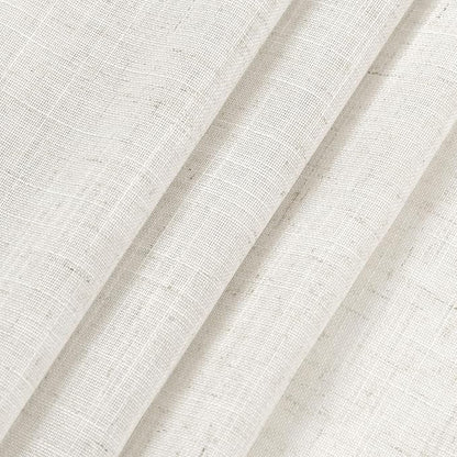 Beige White Linen Curtains 72 Inch Length - Image 7