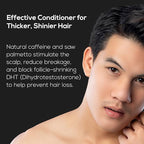 Hair Surge Shampoo and Hair Solaye Conditioner Bundle (8 fl oz) | Thickens Hair, Reduces Breakage, Promotes Growth, Strengthens Follicles | For Men and Women