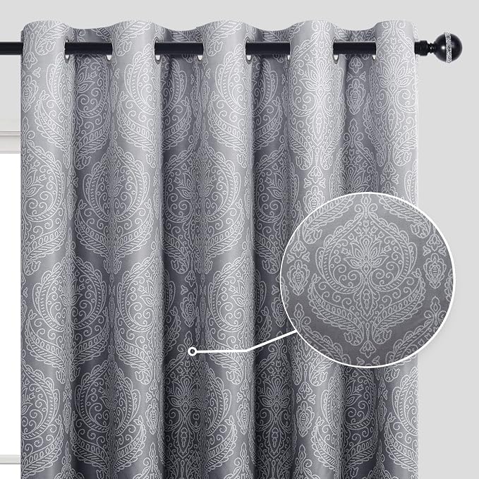 DWCN Extra Wide Ombre Blackout Curtains - Image 3